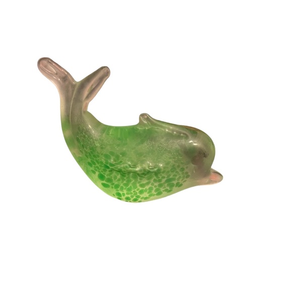 Blown glass dolphin - Picture 2 of 7